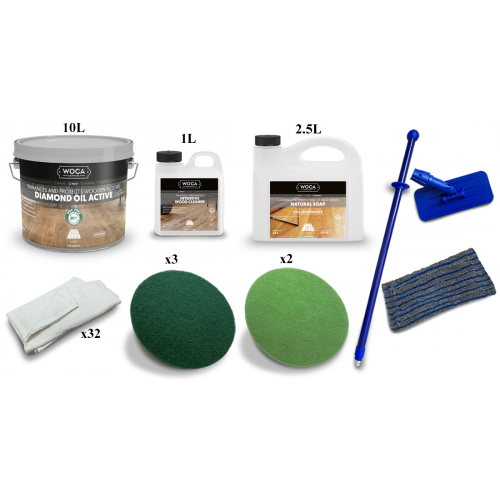 Kit Saving: DC016 (d) Element 7 MA white floor, work with buffing machine 71 to 95m2  (DC)